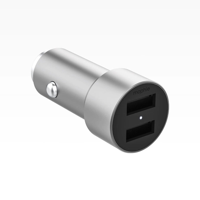 MOPHIE USB-A Dual Car Charge 24W szürke
