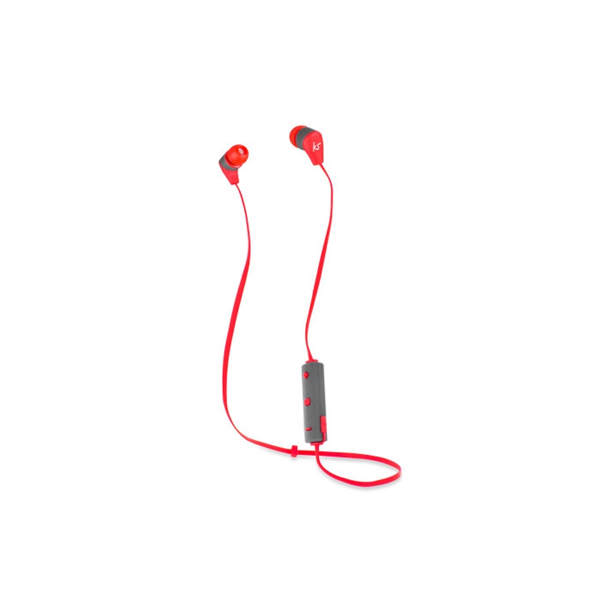 Kitsound Bounce Bluetooth vezeték nélküli fülbe helyezhető fejhallgató piros