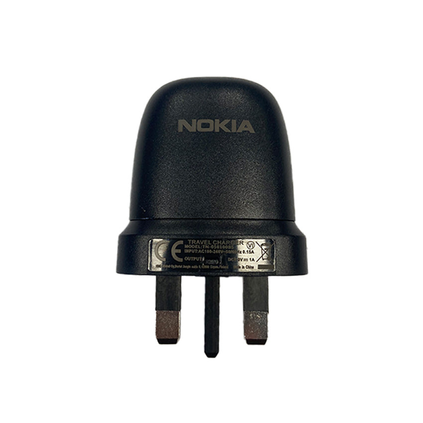 Nokia 5W Charger 050100B5 Black Front